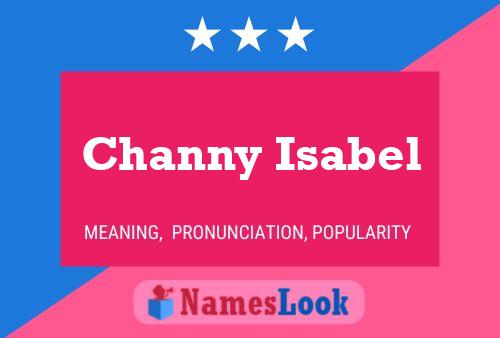 ملصق اسم Channy Isabel