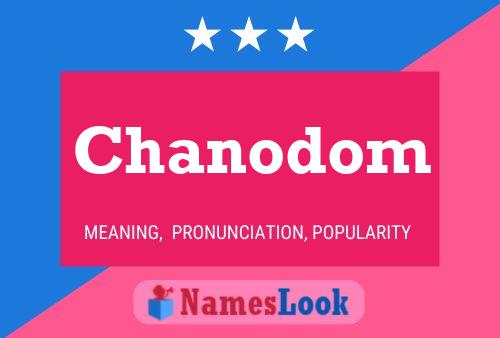 ملصق اسم Chanodom