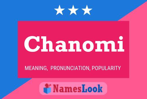 ملصق اسم Chanomi