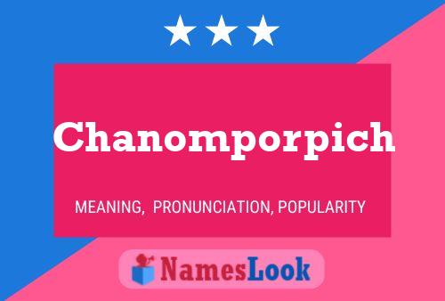 ملصق اسم Chanomporpich