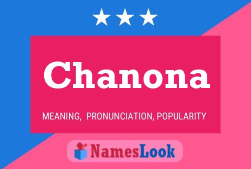 ملصق اسم Chanona