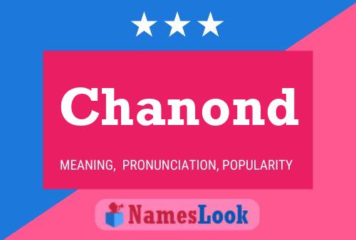 ملصق اسم Chanond