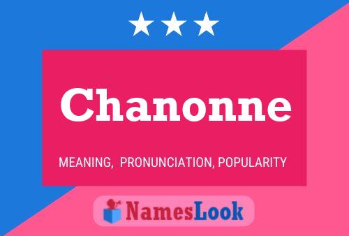 ملصق اسم Chanonne