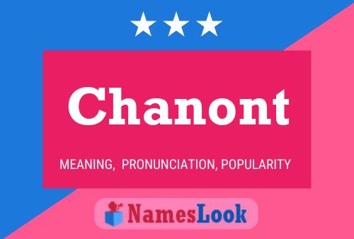 ملصق اسم Chanont