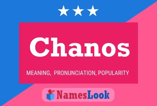 ملصق اسم Chanos