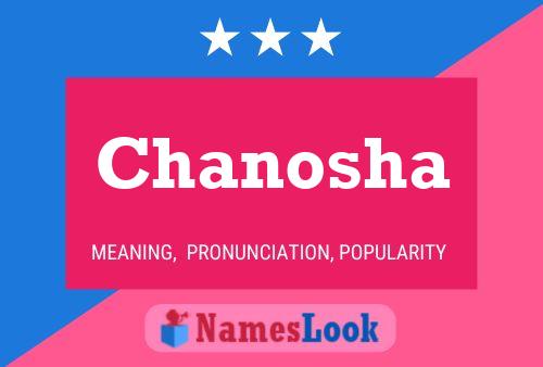 ملصق اسم Chanosha