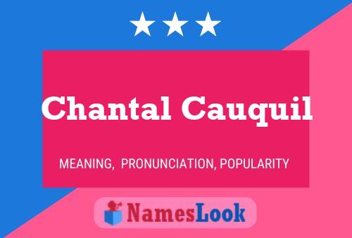 ملصق اسم Chantal Cauquil