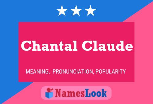 ملصق اسم Chantal Claude