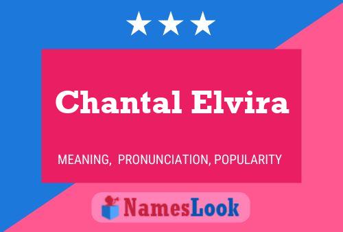 ملصق اسم Chantal Elvira