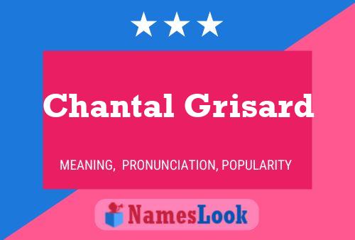 ملصق اسم Chantal Grisard