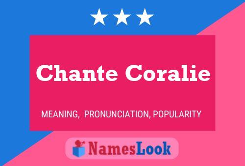 ملصق اسم Chante Coralie