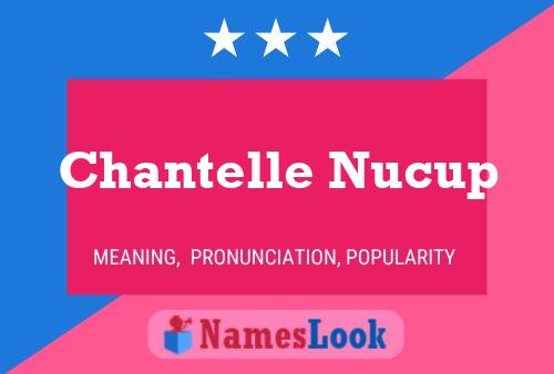 ملصق اسم Chantelle Nucup