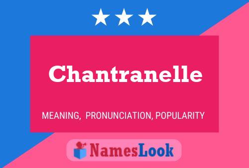 ملصق اسم Chantranelle