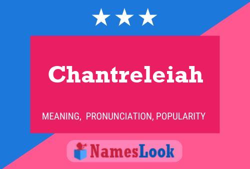 ملصق اسم Chantreleiah