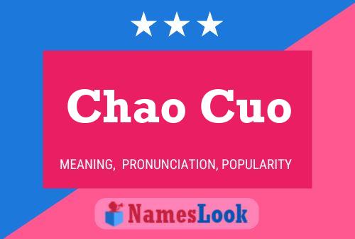 ملصق اسم Chao Cuo