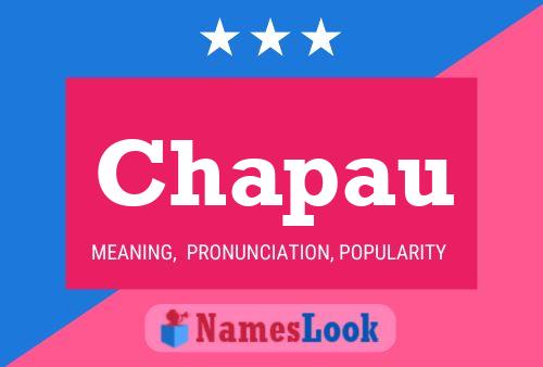 ملصق اسم Chapau