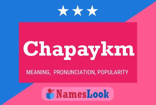 ملصق اسم Chapaykm