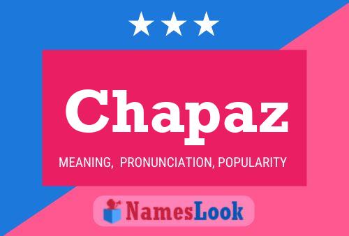 ملصق اسم Chapaz