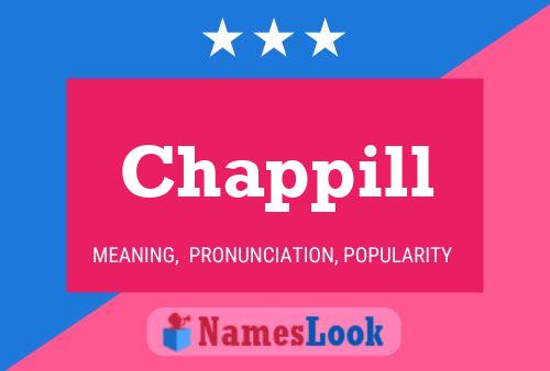 ملصق اسم Chappill