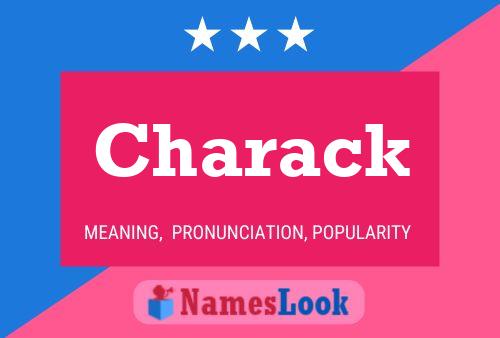 ملصق اسم Charack