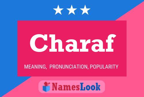 ملصق اسم Charaf