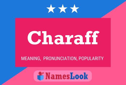 ملصق اسم Charaff