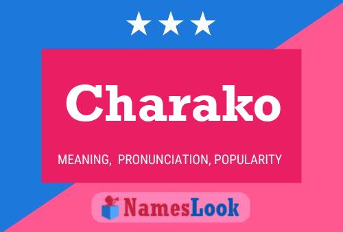 ملصق اسم Charako