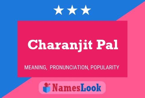 ملصق اسم Charanjit Pal