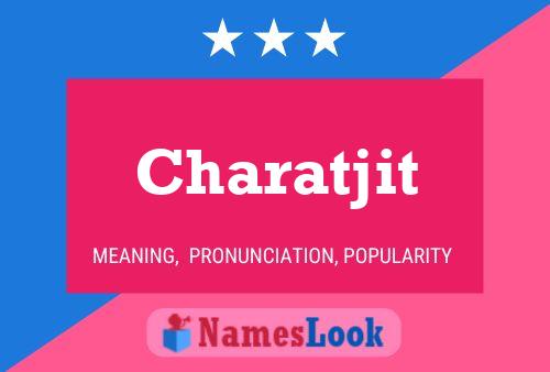 ملصق اسم Charatjit