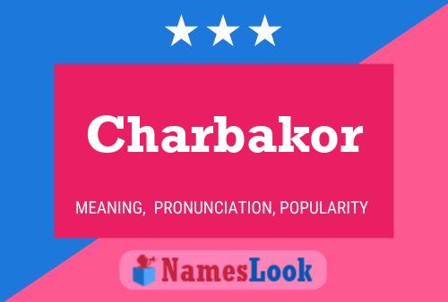 ملصق اسم Charbakor