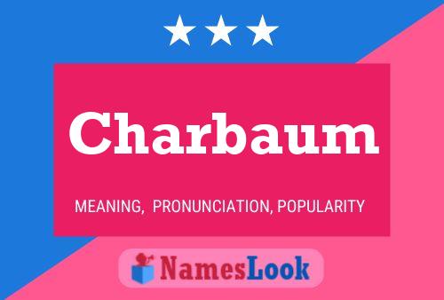 ملصق اسم Charbaum