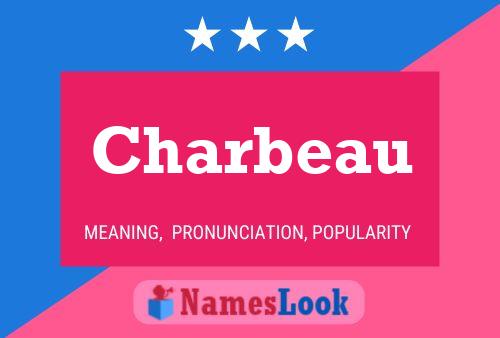 ملصق اسم Charbeau