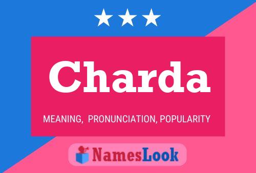 ملصق اسم Charda