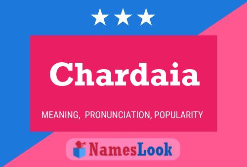 ملصق اسم Chardaia