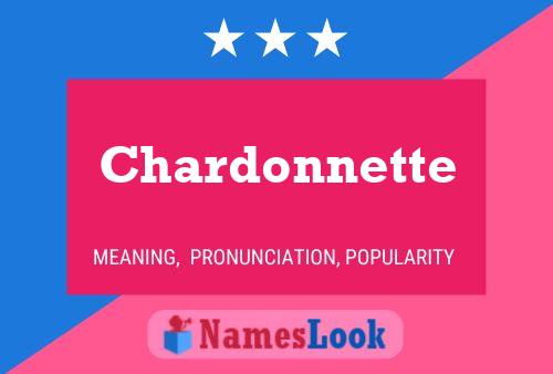 ملصق اسم Chardonnette