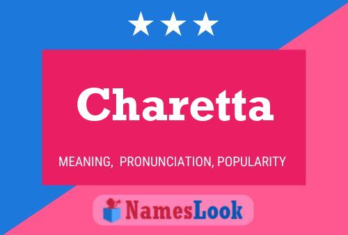 ملصق اسم Charetta