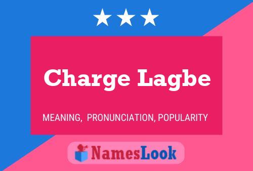 ملصق اسم Charge Lagbe