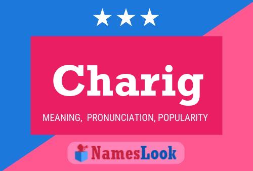 ملصق اسم Charig