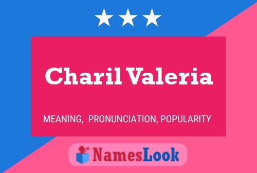 ملصق اسم Charil Valeria