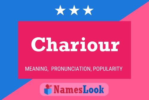 ملصق اسم Chariour