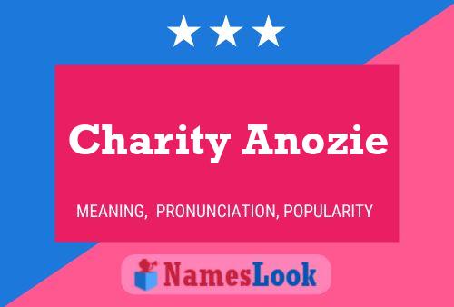 ملصق اسم Charity Anozie