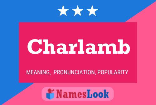 ملصق اسم Charlamb