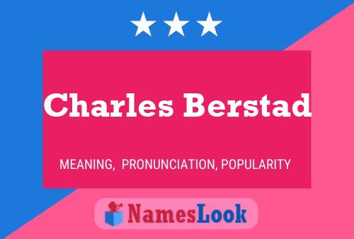 ملصق اسم Charles Berstad