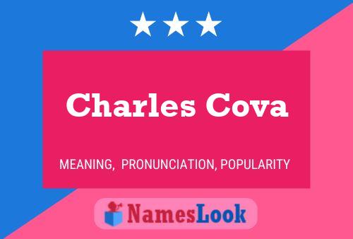 ملصق اسم Charles Cova