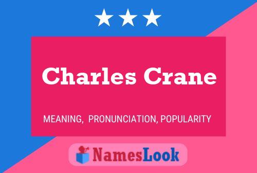 ملصق اسم Charles Crane