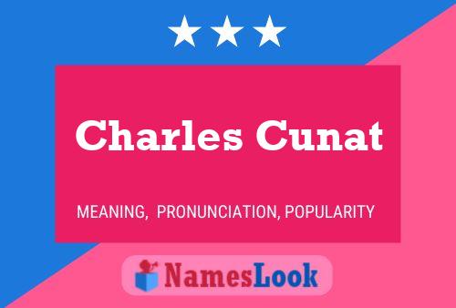 ملصق اسم Charles Cunat