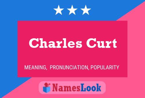 ملصق اسم Charles Curt