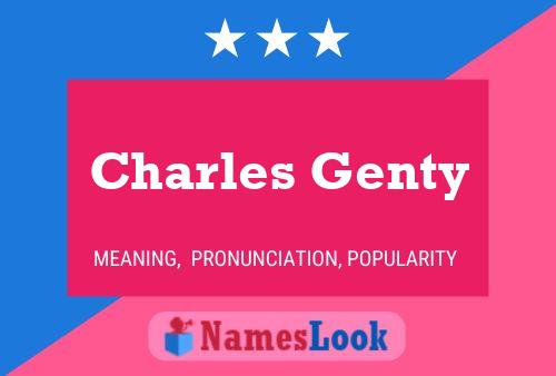 ملصق اسم Charles Genty