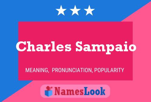 ملصق اسم Charles Sampaio