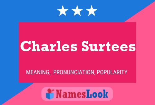 ملصق اسم Charles Surtees